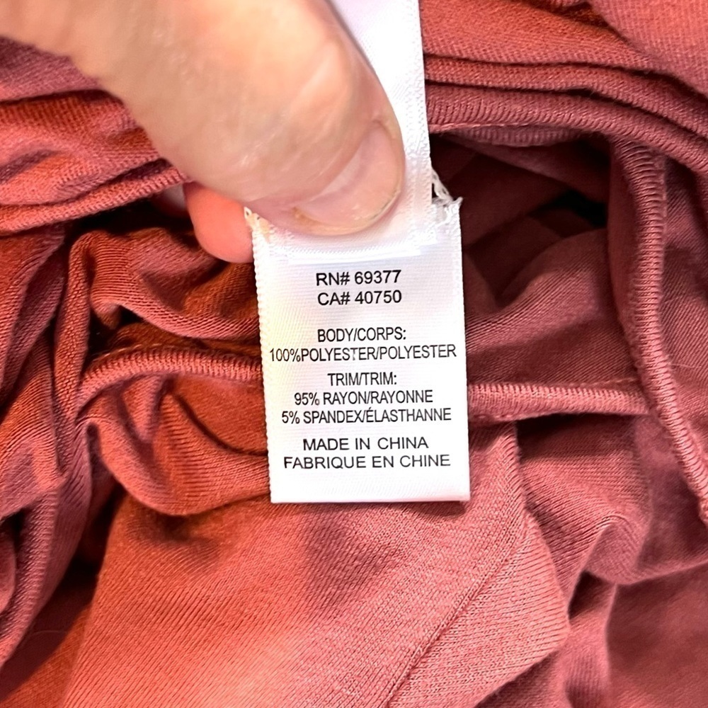 Wynne Layers, Beautiful Soft Mauve Blouse, Fun, Funky and Fabulous! Size 1X - Picture 5 of 12